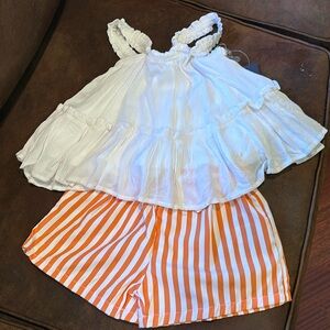 NWT Habitual girls short set size 4T